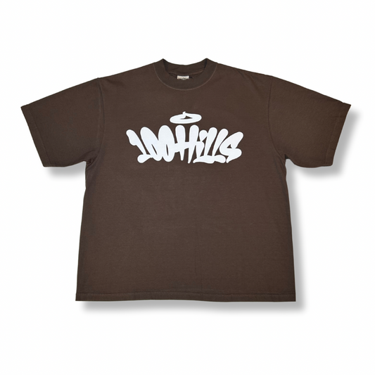 Blood, Sweat, 100 Hills T-Shirt (Brown)