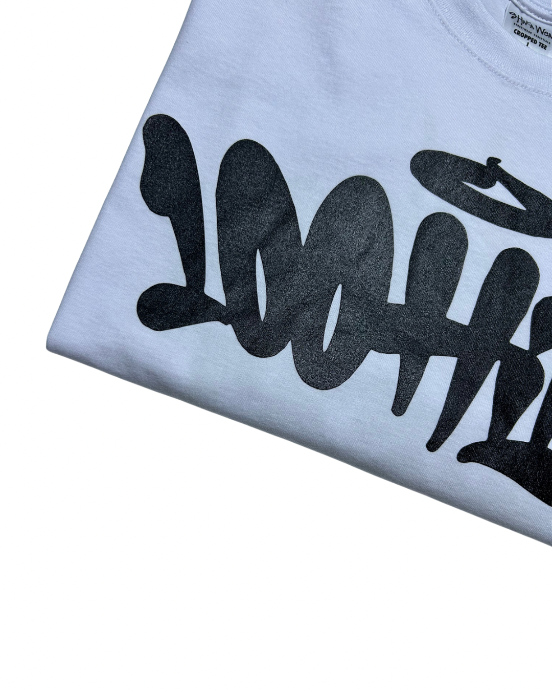 Blood & Sweat Cropped Tee (White)