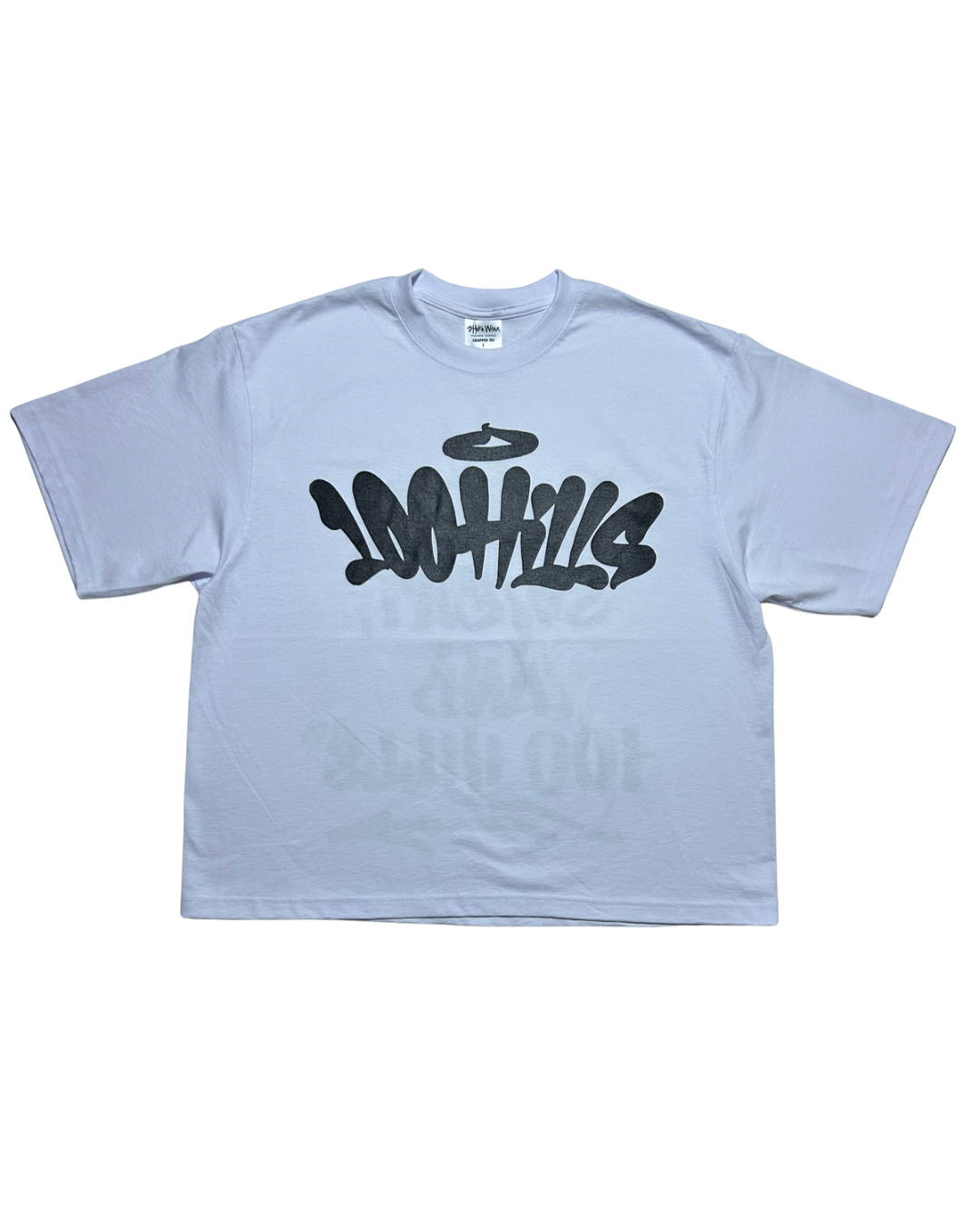 Blood & Sweat Cropped Tee (White)