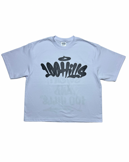 Blood & Sweat Cropped Tee (White)