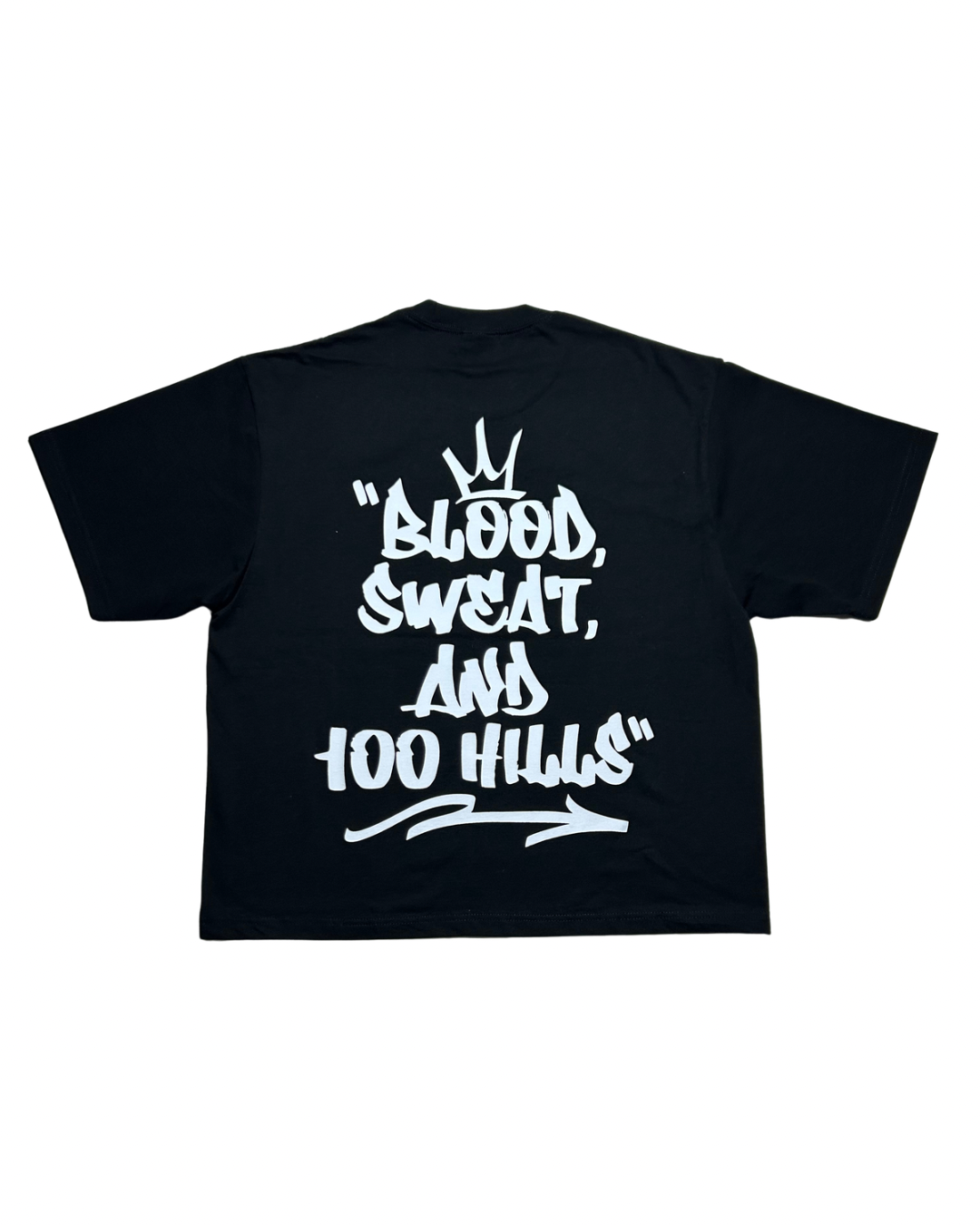 Blood & Sweat Cropped Tee (Black)