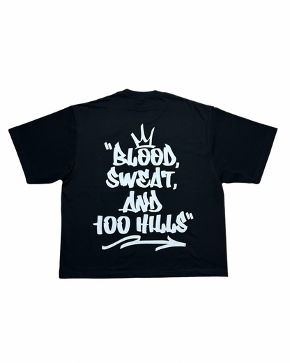 Blood & Sweat Cropped Tee (Black)